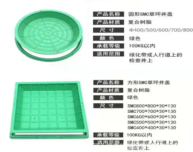 峨蔓镇树脂复合种植井盖展示